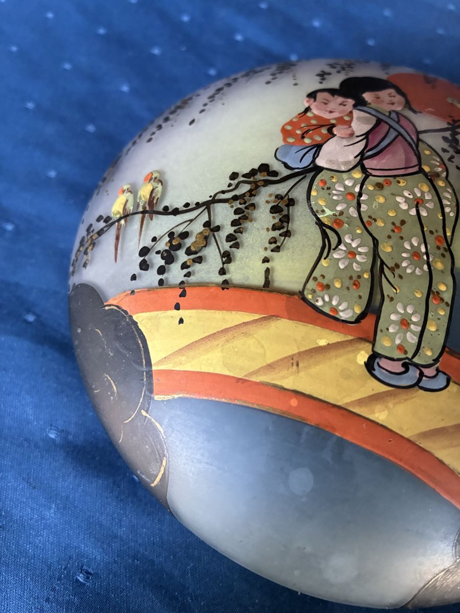 Bicchieri: Glasdose mit japanischen Motiven – Usato da Dornach venduto da Rosengarten 6