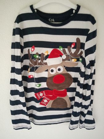 Weihnachts Langarm Shirt Grösse 140