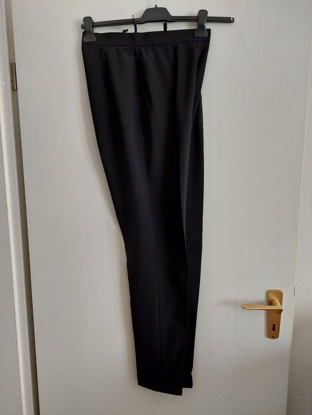 Pantaloni: Hose Gr. 38 Schwarz Marke: Hirsch – Usato da Diegten venduto da isetta590