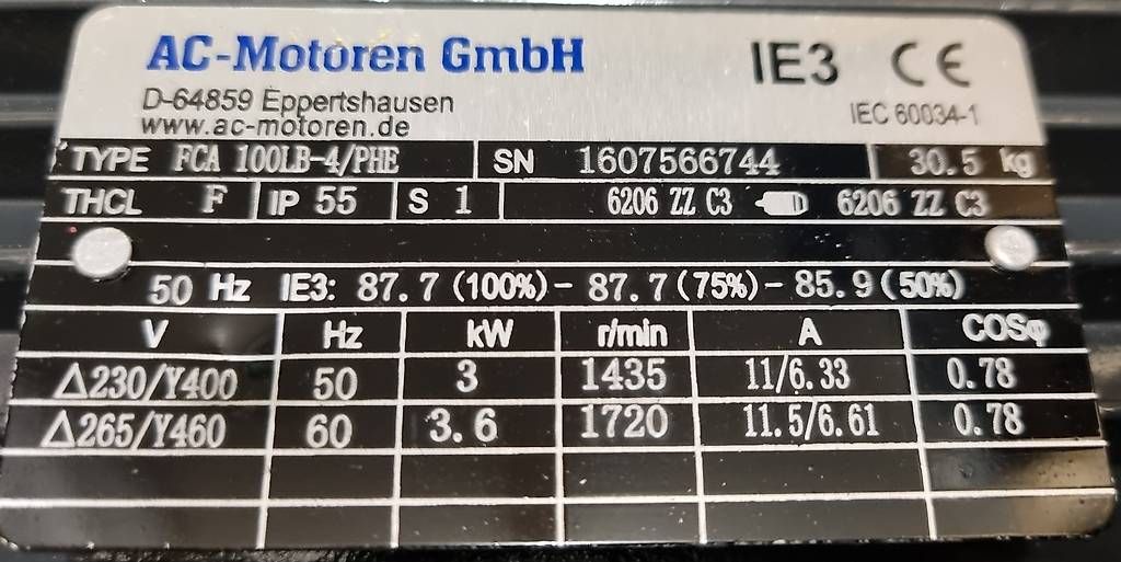 Motoren: AC-Motor Type FCA 112M-4HE – Neu und originalverpackt aus Zug von jordi2005 1