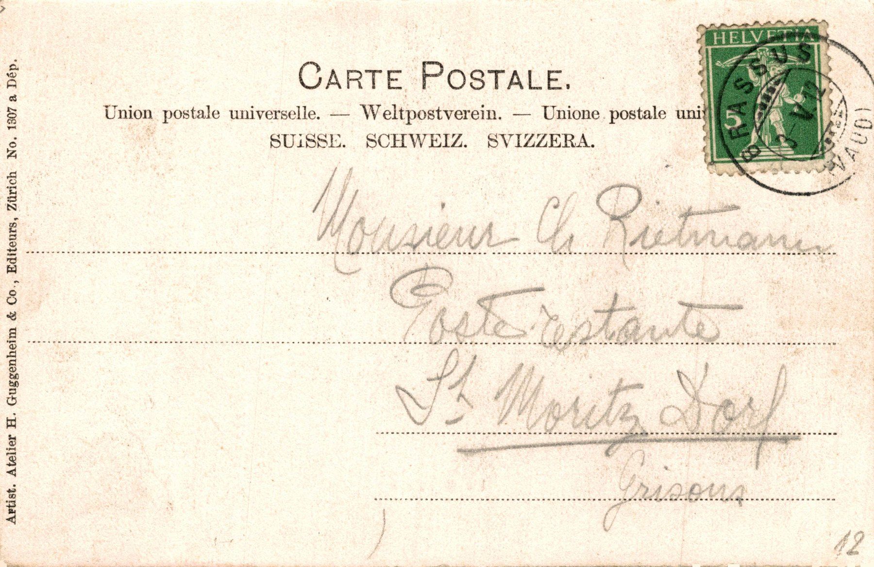 Cartes postales: Le Brassus – D'occasion à Bronschhofen par Astore 1