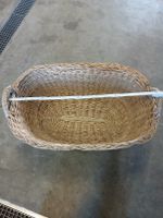 Grosse Ernte-Korb, Weide, vintage. 80 x 40 x 35 cm