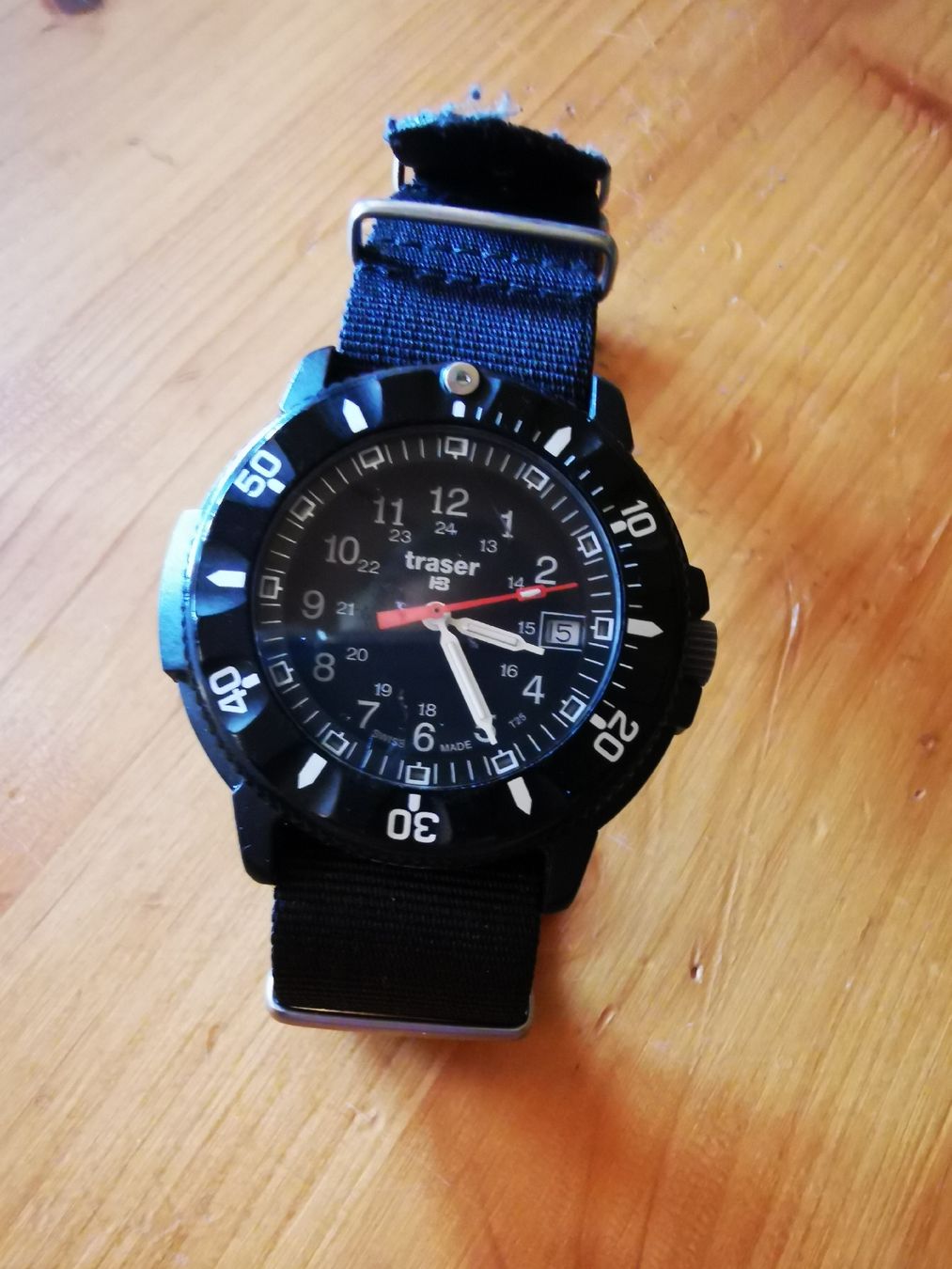 Traser Uhren: Taktische Uhr mb-microtec Traser H3 Code Blue (Ref. 0077871) – Gebraucht aus Berken von Heiligkreuz2015