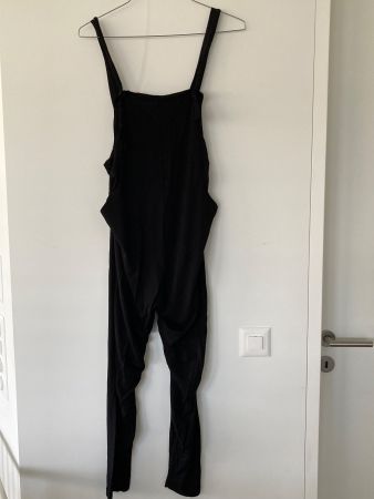 2 schwarze Umstands-Jumpsuits Gr. 36/S