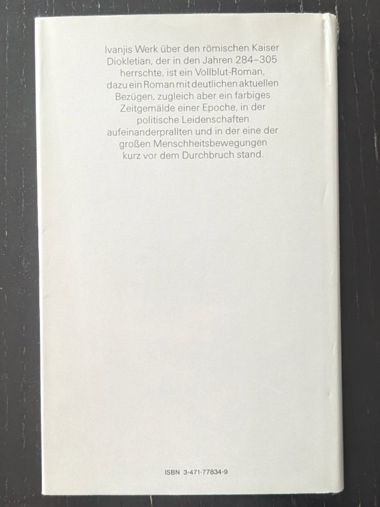Libri: Kaiser Diokletian - Ivan Ivanji (List) – Usato da Thalwil venduto da sultan03 1
