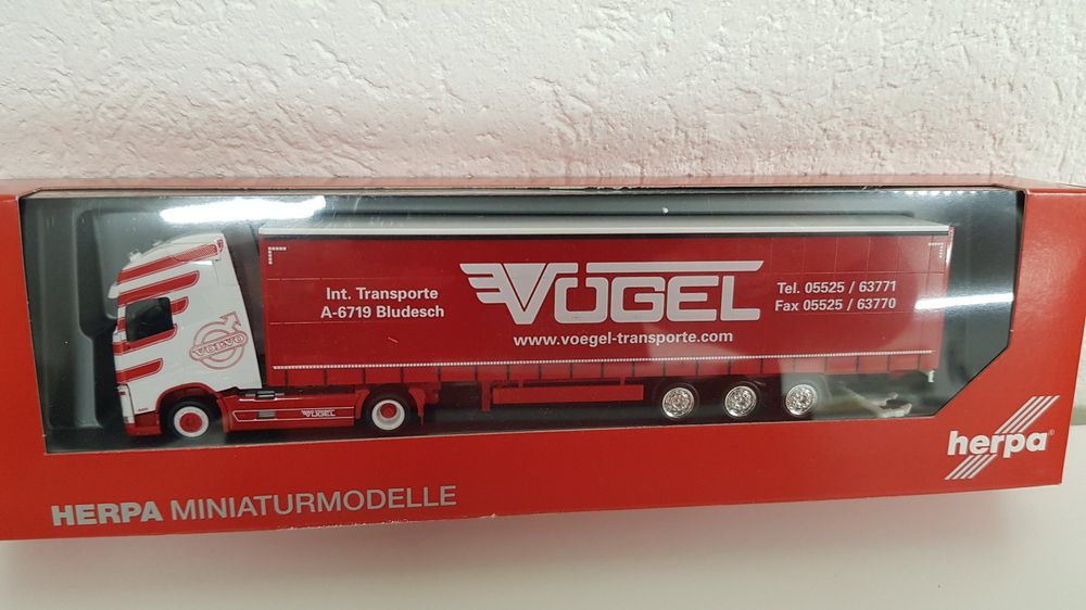 Herpa 315074 Volvo FH Gl XL Kühlkoffer-SZ Lechner Trans (I) 1:87