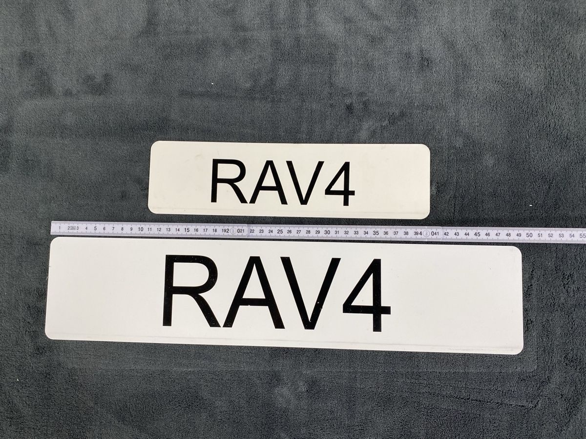 Insegne: Schild von RAV4 Grösse wie Autonummer  – Usato da Hägglingen venduto da Karin0802 1