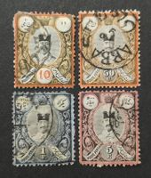 Persien/Iran 1882-84, gestempelte