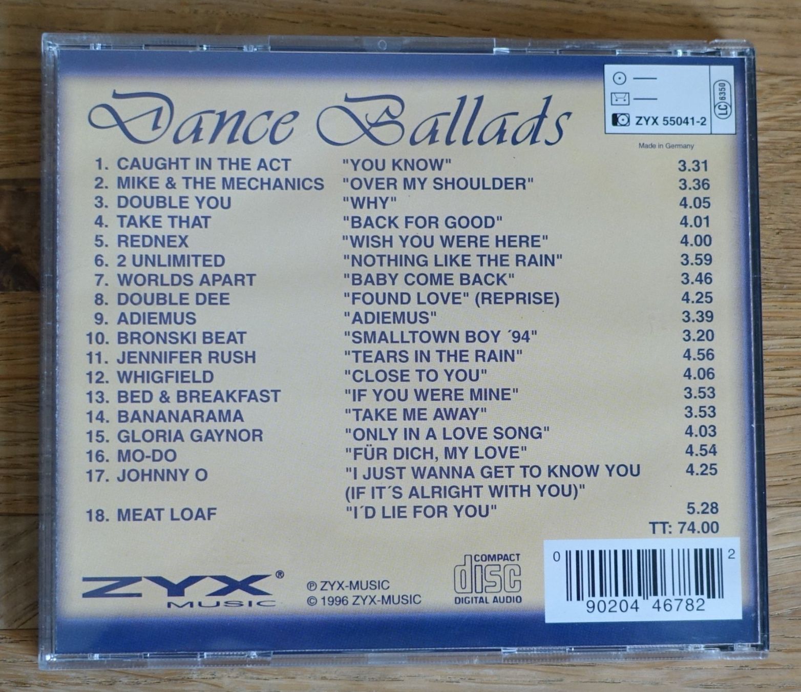 CD: Dance Ballads - F25 – Usato da Sessa venduto da fraenklishop 1