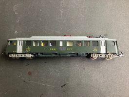 Lima RBe 4/4 mit Licht/Passagieren Lichtwechsel rot/weiss