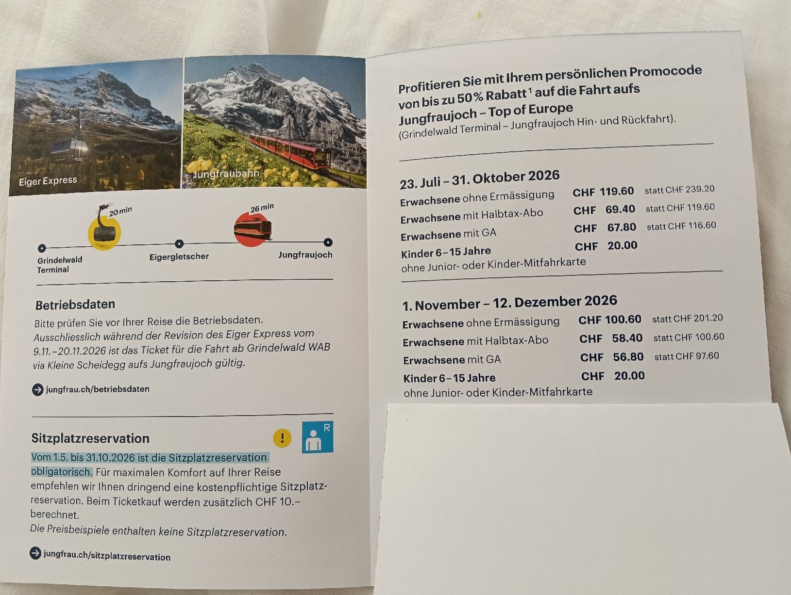 Gutscheine: Coop Jungfraujoch  – Neu (gemäss Beschreibung) aus Arnegg von Gesi1 1