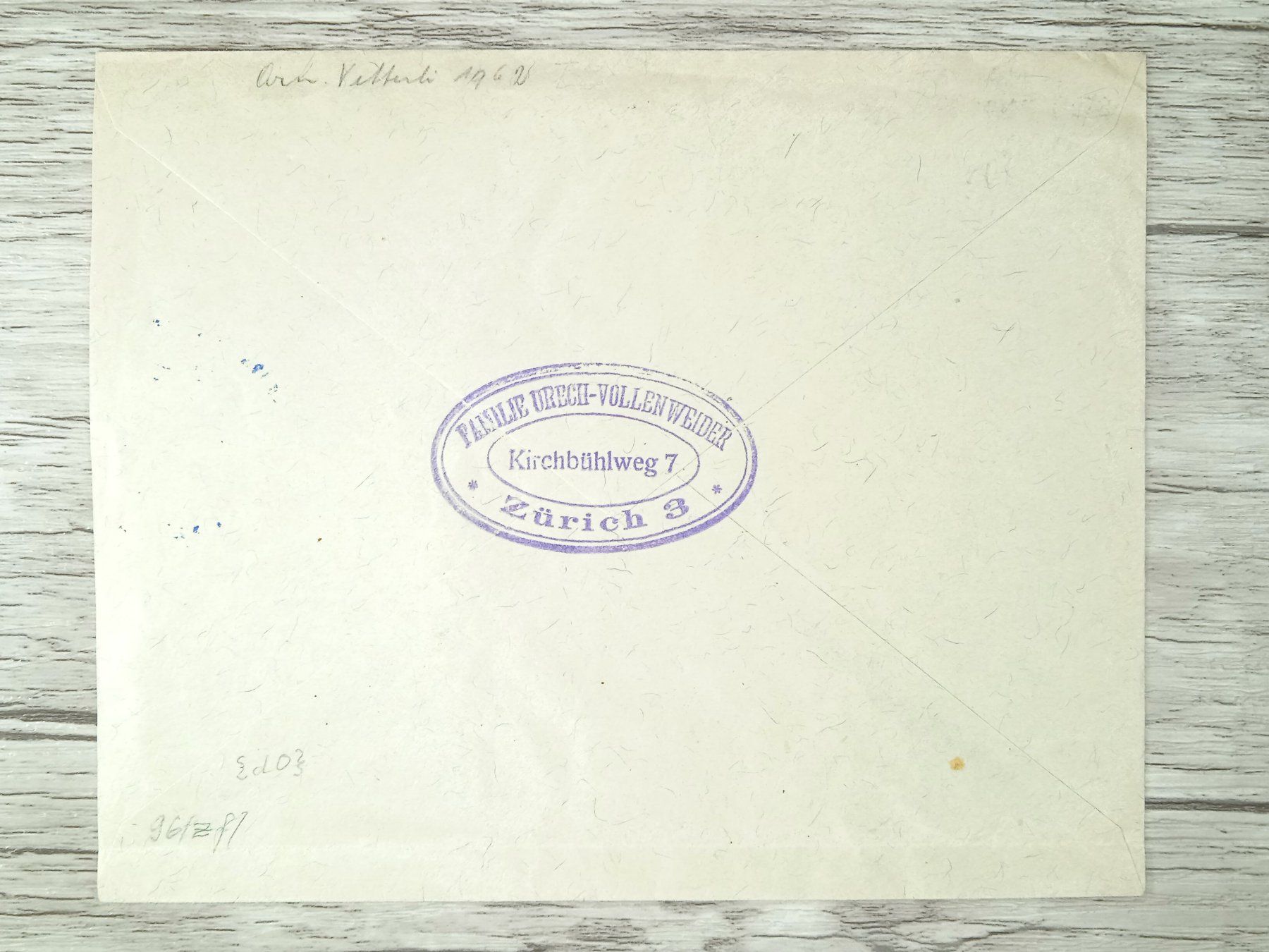 Tutti i francobolli: TR09 Enveloppe + Timbre Suisse 1938 – Usato da Cousset venduto da Patrick_Collections 1
