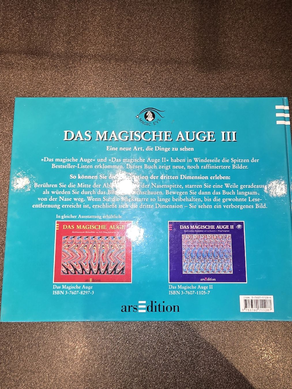 Libri: 3x 3D- Sehen;  das magische Auge – Usato da Morschach venduto da Monikawi 6