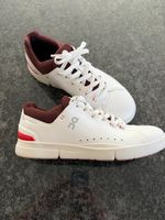 NEU On Running The Roger Sneaker weiss bordeaux Grösse 42.5