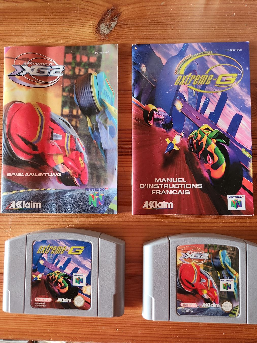 Nintendo Spiele: N64 Extreme-G & Extreme-G 2 - Originalverpackung – Gebraucht aus Tafers von whereyogamesat 2
