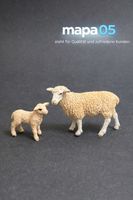 Schleich Schaf mit Lamm Familie