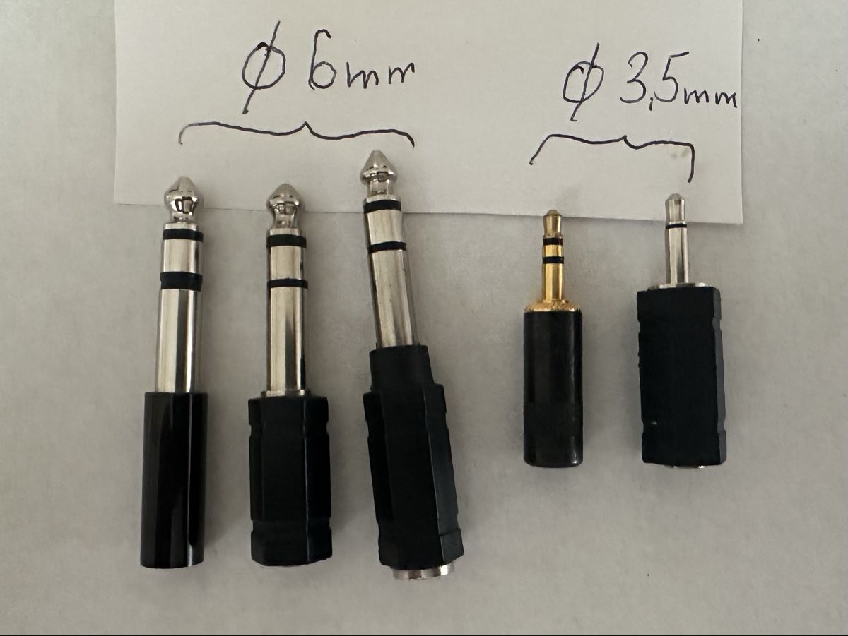 Unità & Adattatore: Diverse Audio Adapter Set - 3.5mm & 6 mm Klinke Stecker – Usato da Otelfingen venduto da Jupi07 4