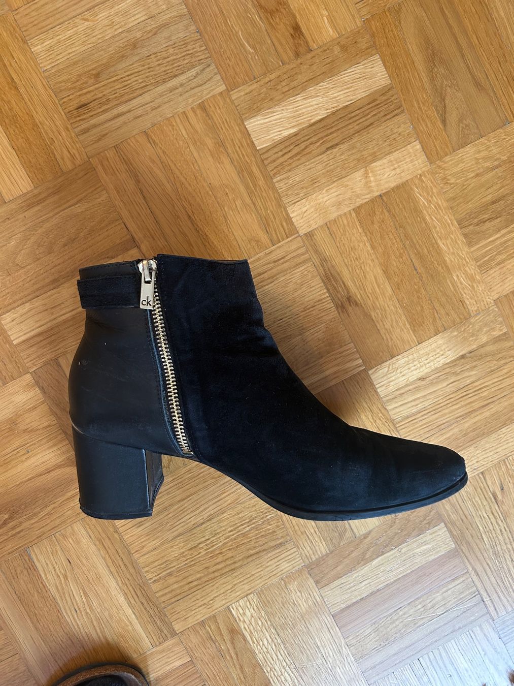 Scarpe da donna: Schwarze Wildleder/Leder Stiefeletten, Grösse 41 – Usato da Zürich venduto da 11Orchidee30 2