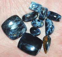 Cabochon Set L-3902 – 10 Stück Pietersit Edelsteine