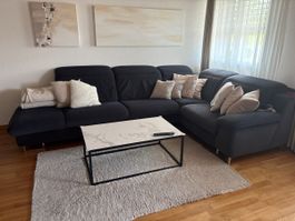 Ecksofa antrazith mit Relaxfunktion guter Zustand