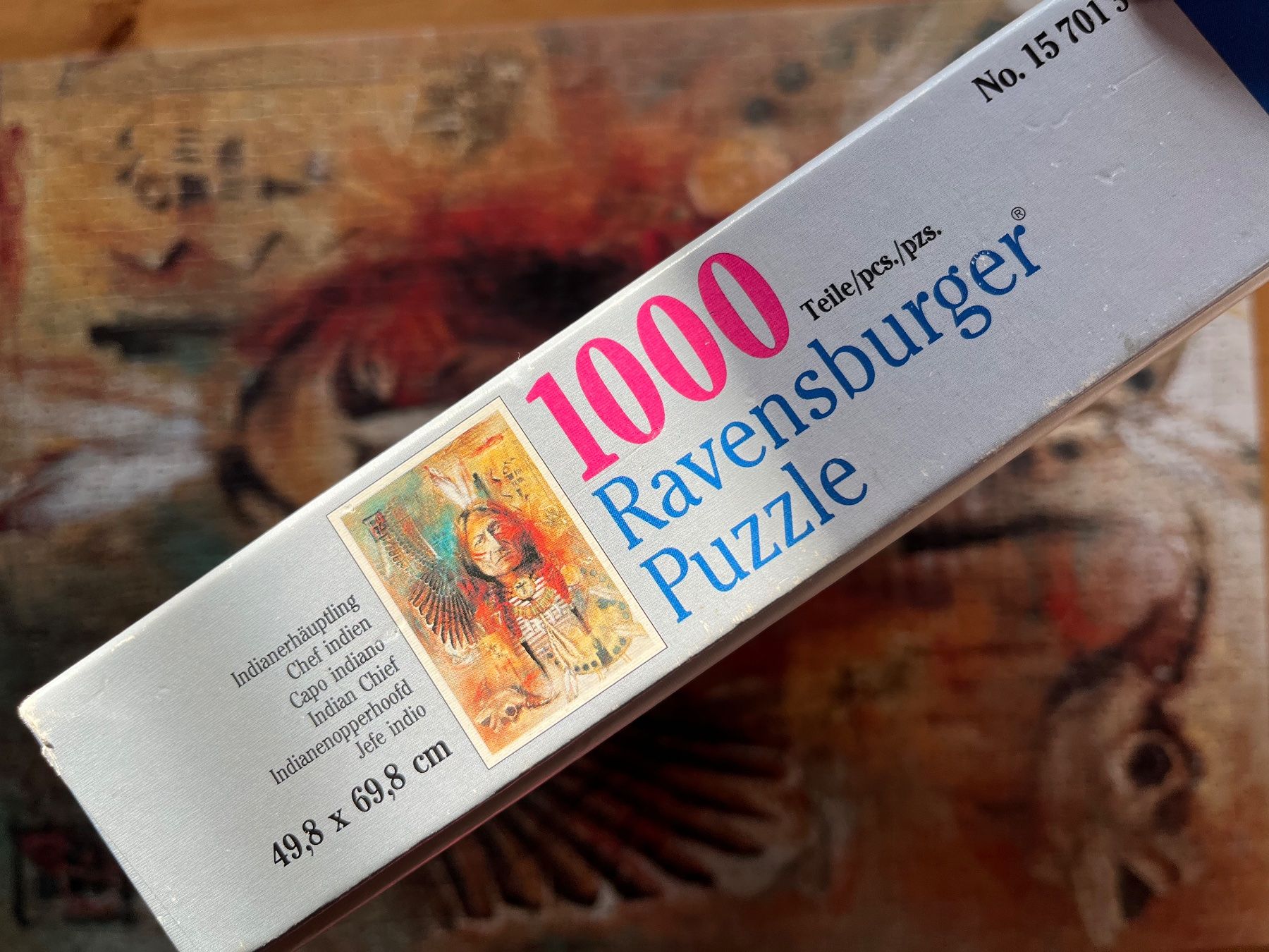 Ravensburger Puzzle: Ravensburger Puzzle Indianer Häuptling – Usato da Zürich venduto da Gurkis 2