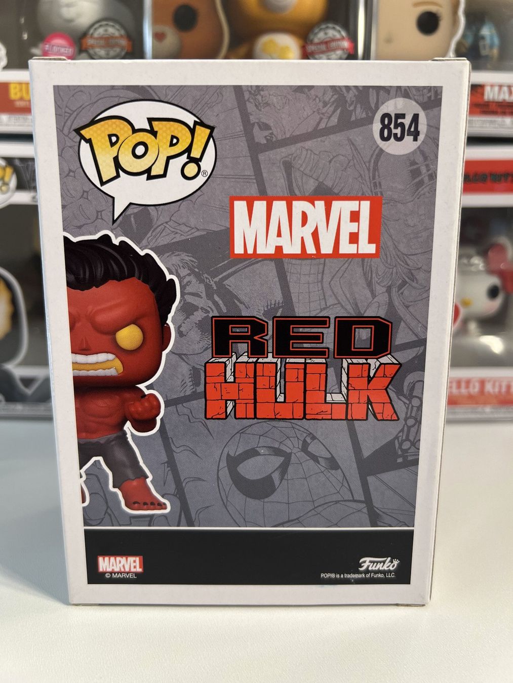 Funko Statuette: Funko POP! Marvel Red Hulk Edition Limitée – Nuovo e nell'imballaggio originale da Le Mouret venduto da perfectbijou 2