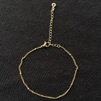 18KGP Feine Zirkonia Armkette in Gold