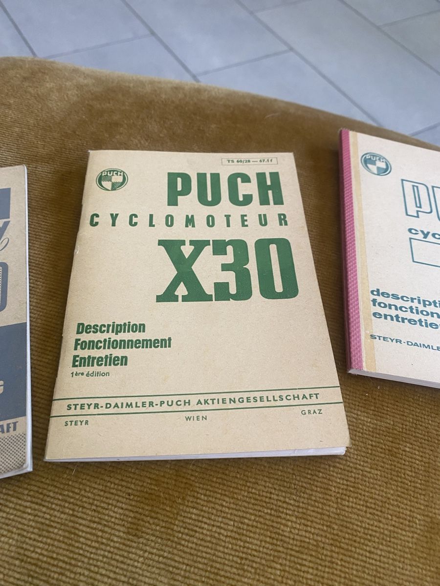 Puch Mofas: Puch x30 Betrieb Buch 4 Stuck Top – Neu (gemäss Beschreibung) aus Capolago von Lillo22 2