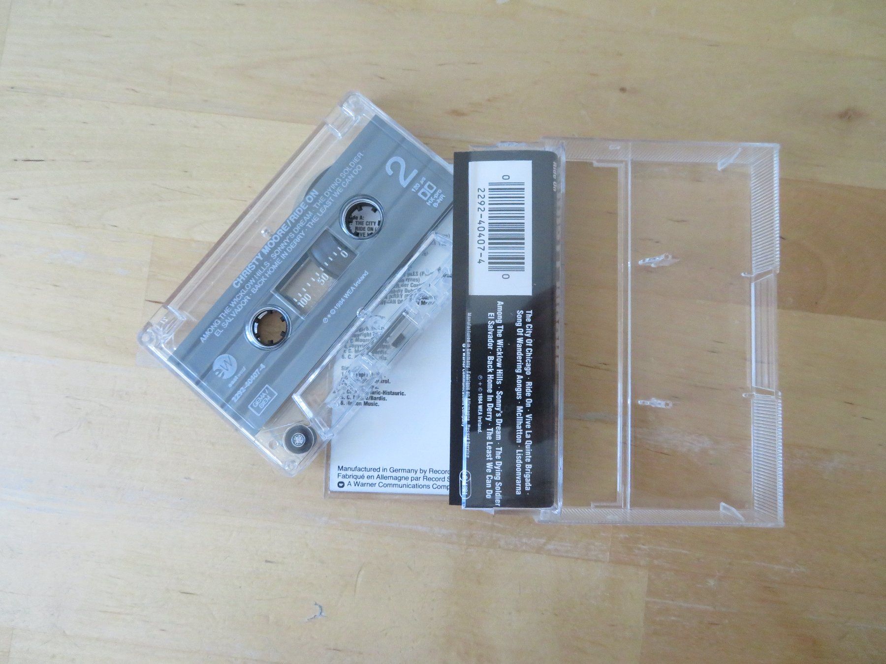 Musicassette: CHRISTY MOORE "Ride on" – Usato da zürich venduto da Goldimmund 1