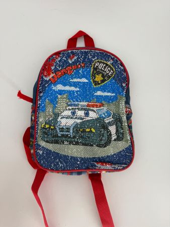 Kinder Paw Patrol Rucksack mit Pailletten, Auto, Feuerwehr
