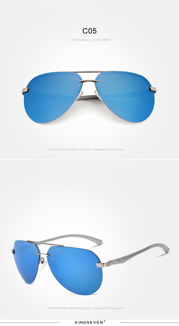 Occhiali & Lenti: Kingseven Piloten Sonnenbrille – Nuovo e nell'imballaggio originale da Suhr venduto da sjay.Cv 7