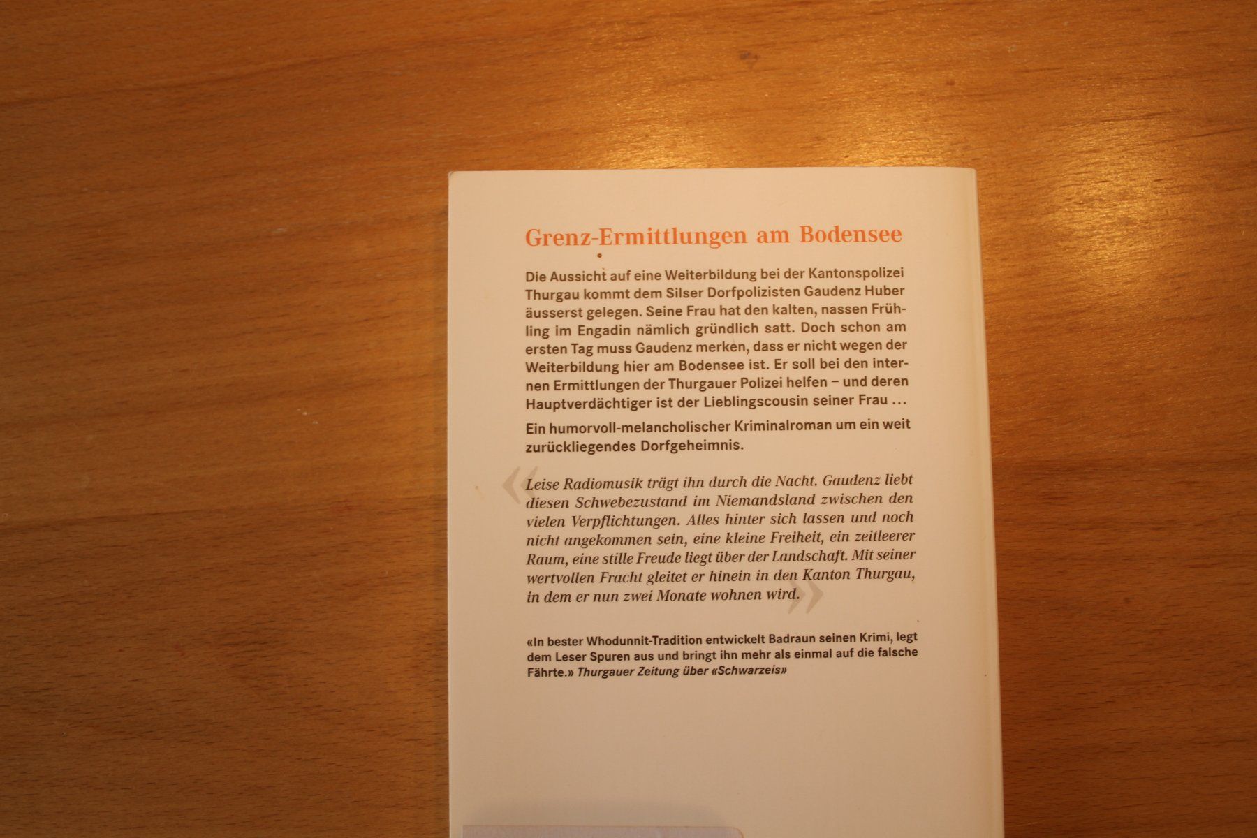 Libri: Daniel Baudran Schwarzmost Kriminalroman – Usato da Triesen venduto da cor_62ts 1