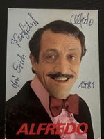 Signierte Autogrammkarte Alfredo 1981
