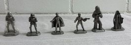 NEUE Star Wars 6 Zinnfiguren Set, selten, Sammlerstücke 1995