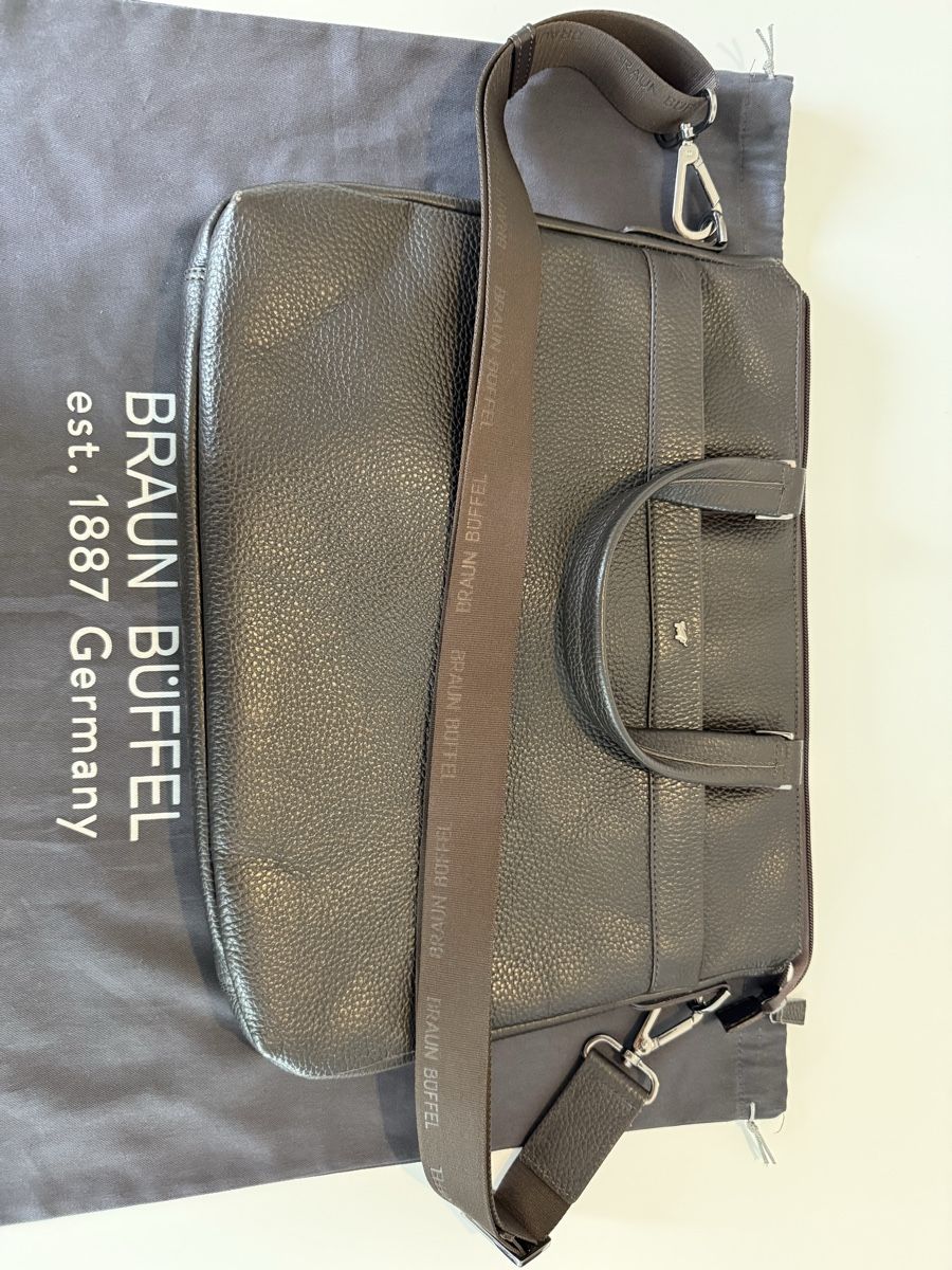 Valigie & Borse: Messenger Bag von Braun Büffel-Leder – Nuovo (secondo la descrizione) da Ueken venduto da salomon.t9
