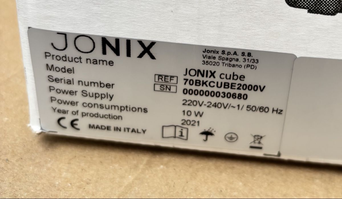 Purificatori d'aria: Luftreiniger Jonix Cube 70BKCUBE2000V  neu ORIGINALVERPACKT. – Nuovo e nell'imballaggio originale da Hedingen venduto da Juniswiss 2