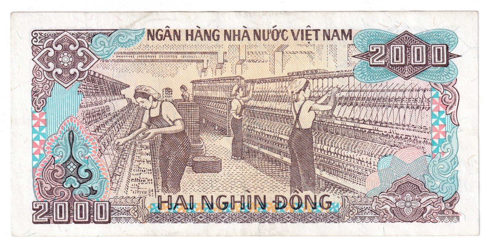 Banconote: Banknote Vietnam 2000 dong 1988ss-vorz – Usato da Neuchâtel venduto da karlpierrino 1