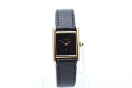 Cartier Tank Handaufzug Black Dial 20 mm