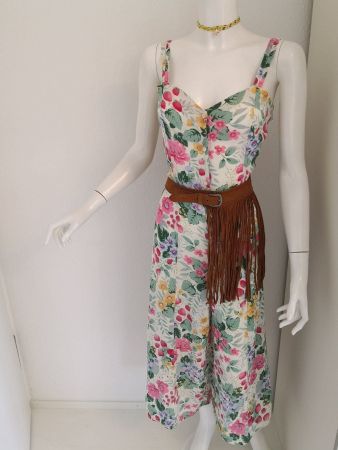 🤩MANGO JUMPSUIT ECRU & BLUMEN-MUSTER NEU & D&G P.