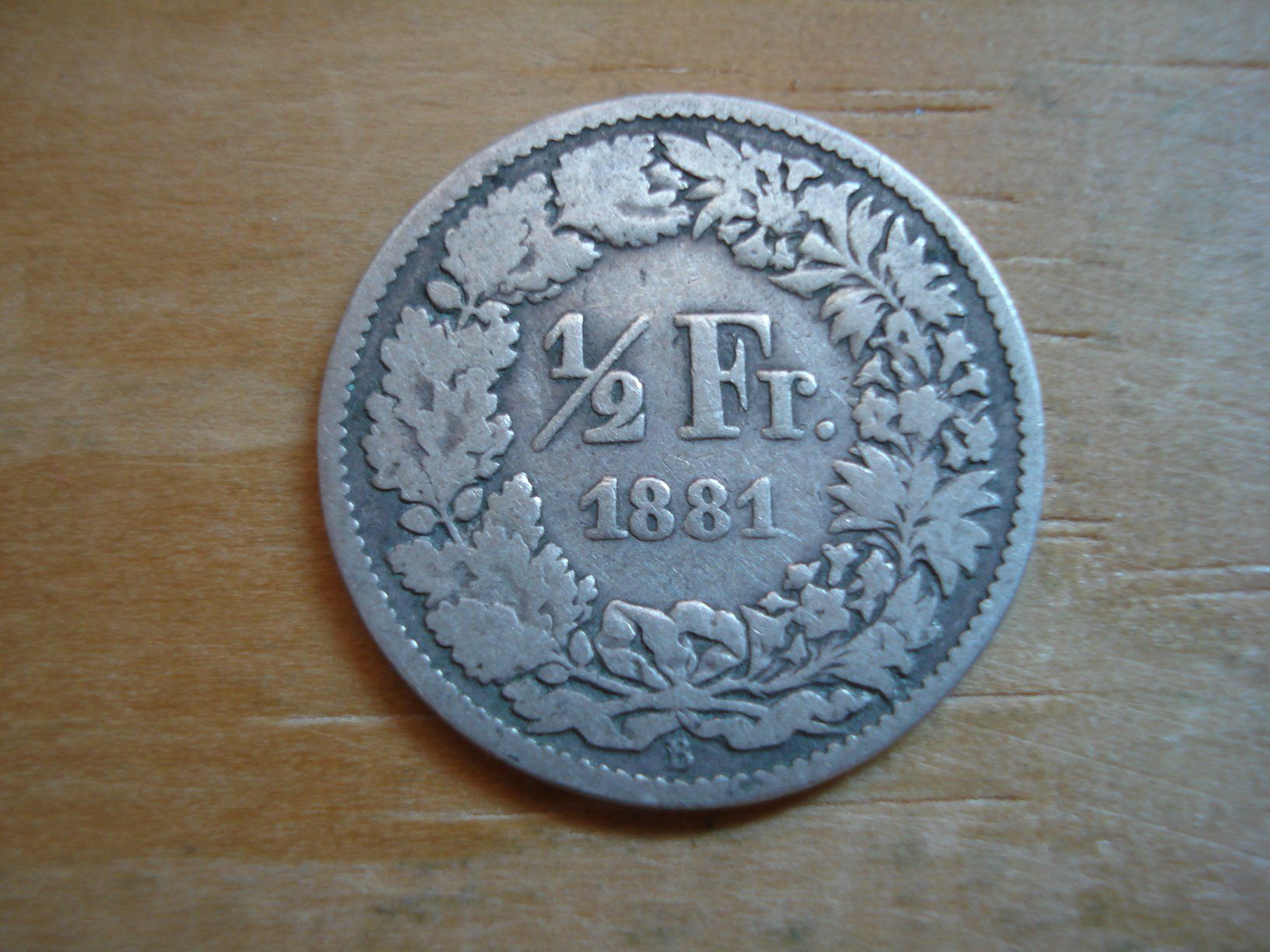 Toutes les monnaies: (D2) 1/2 Franken 1881 – D'occasion à Erlach par Net-Coins