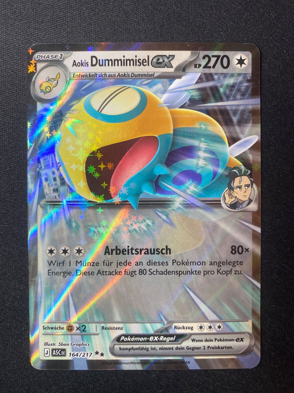 Pokémon Carte collezionabili: Aokis Dummimisel ex 164 - Dudunsparce - Ascended Heroes - EN – Nuovo (secondo la descrizione) da Hausen AG venduto da Shrade
