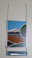 Wappenscheibe Bühler  Glas und Zinn 32 cm x 19.5 cm