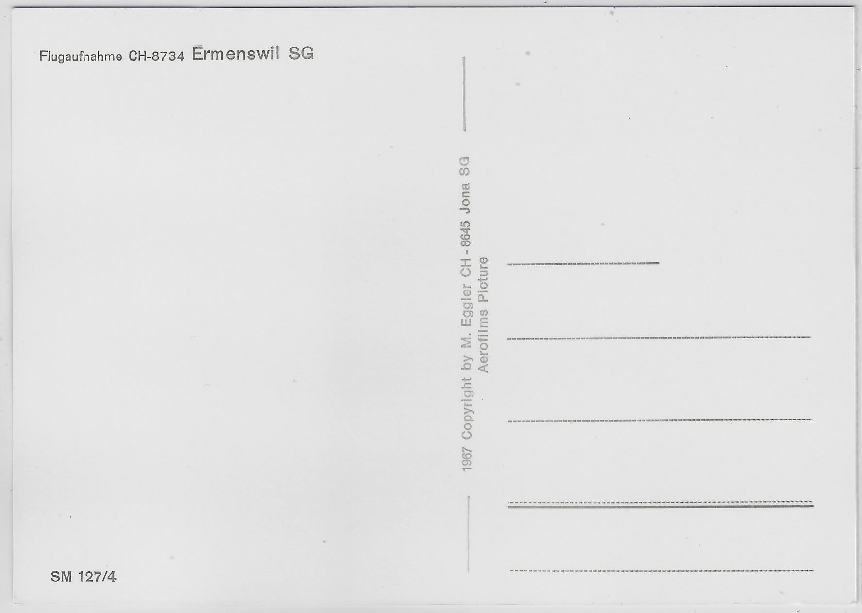 Cartoline postali: Flugaufnahme - Ermenswil SG – Antico da Ettingen venduto da Kartenplanet 1
