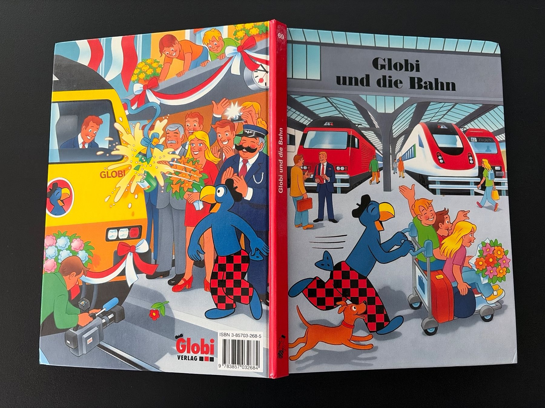 Bücher: Globi und die Bahn 1. Auflage 2001 ° Band 69 – Gebraucht aus Schupfart von JayKopp 2