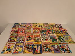 Lot alte Comic Hefte-Bücher/ Lustige Tschenbücher