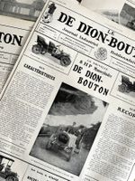 De Dion Boutton - 3 Alte Werbungen / Publicités 1906/10