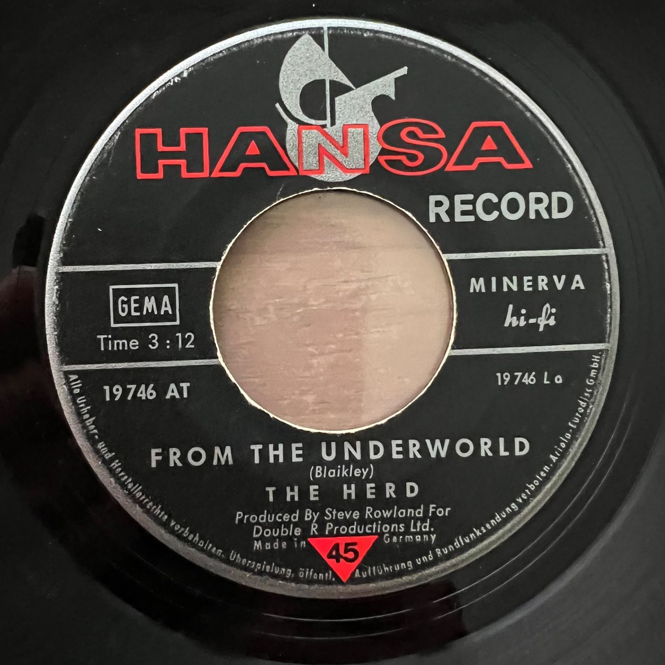 Schallplatten: Herd - From The Underworld / 1. D-Press. 1967 – Gebraucht aus Gais von soundcave57 1
