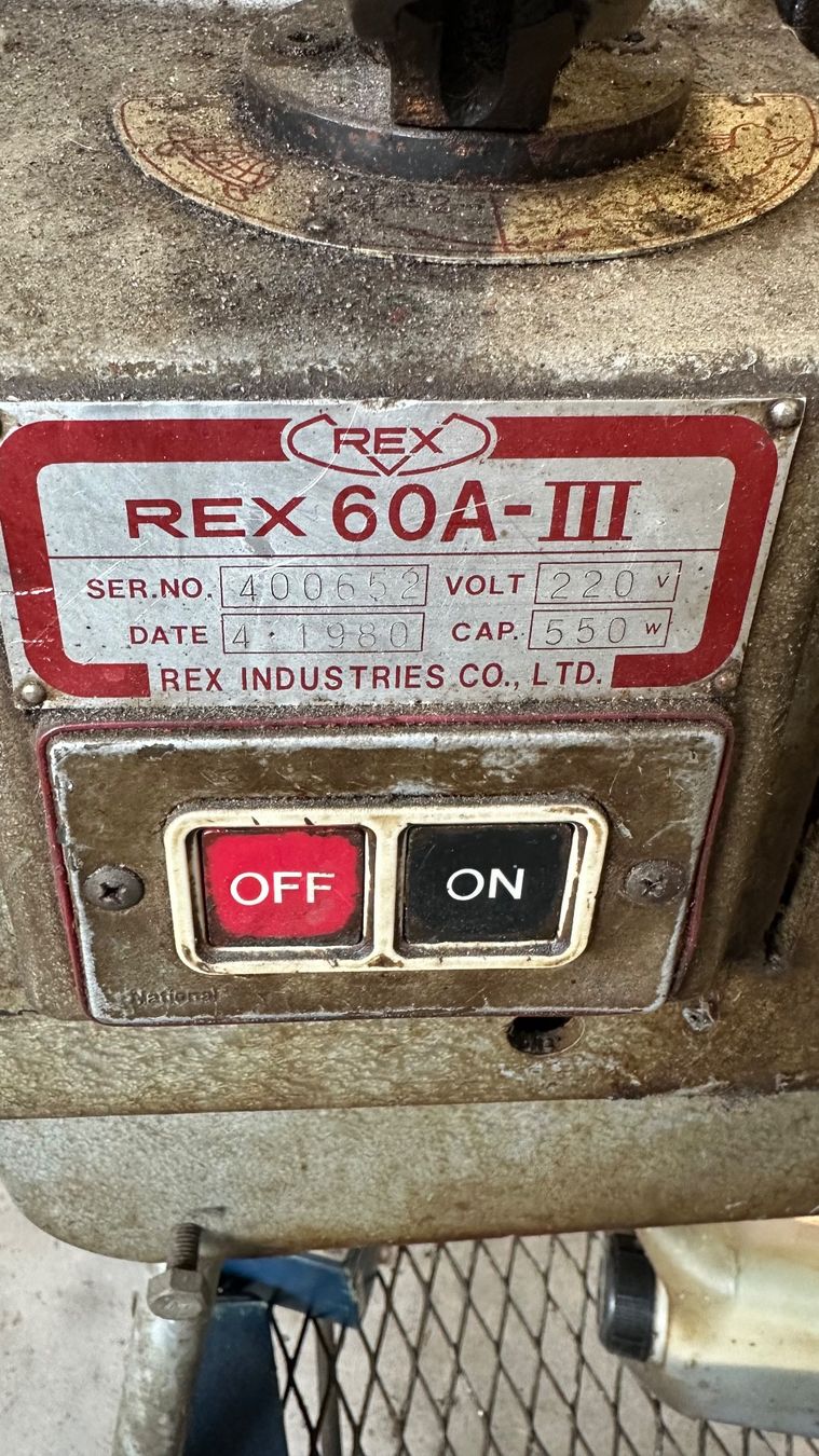 Tutte le macchine: Gewindeschneidmaschiene Rex 60A -3 – Usato da Au venduto da TF-MEL 2