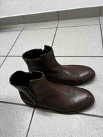 Herren Stiefeletten Leder Braun Grösse 43