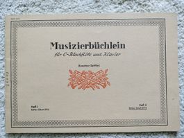 Musizierbüchlein C-Blockflöte und Klavier 